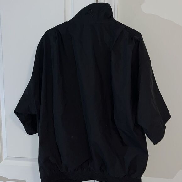 Black Executive Waterproof GoreTex Zero Restriction SS Pullover Golf Jacket XL - Picture 6 of 6